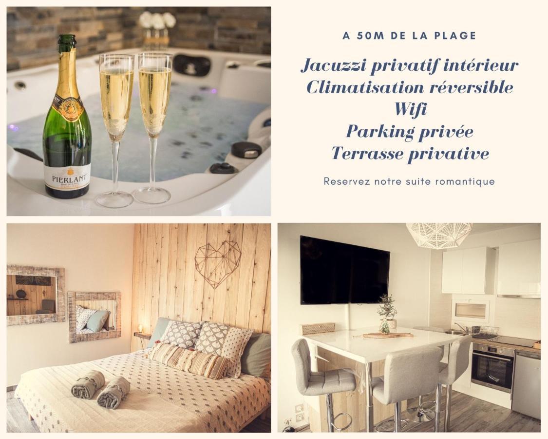Suite Avec Jacuzzi Privatif Barcares Plage 乐巴凯尔斯 外观 照片